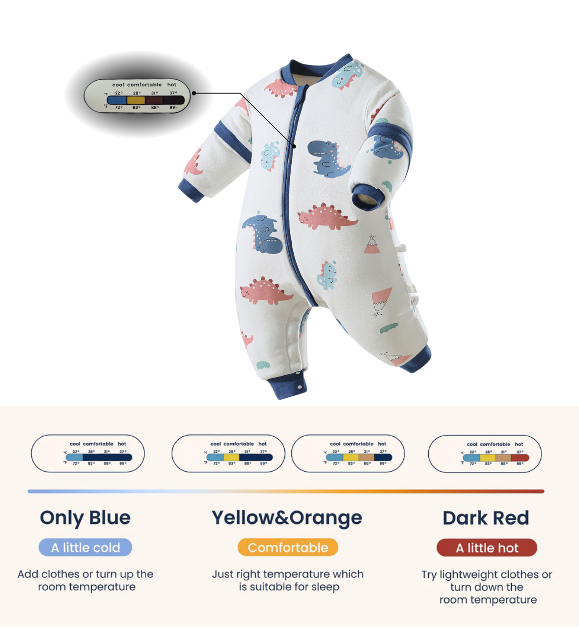 Organic Cotton Sleep Suit