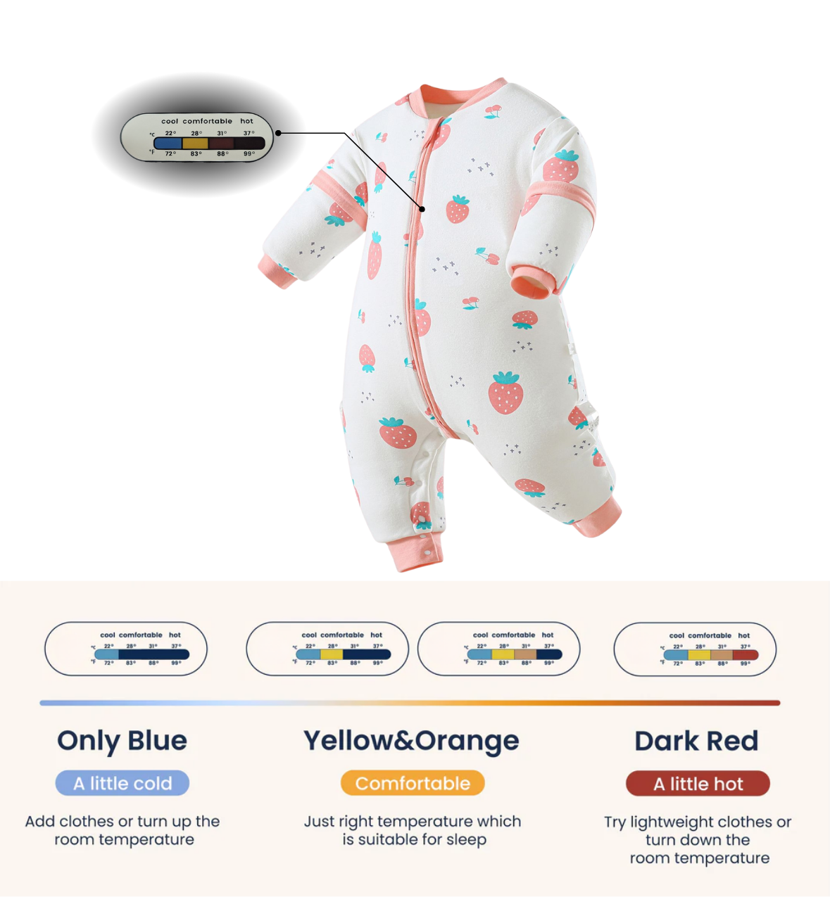 Organic Cotton Sleep Suit