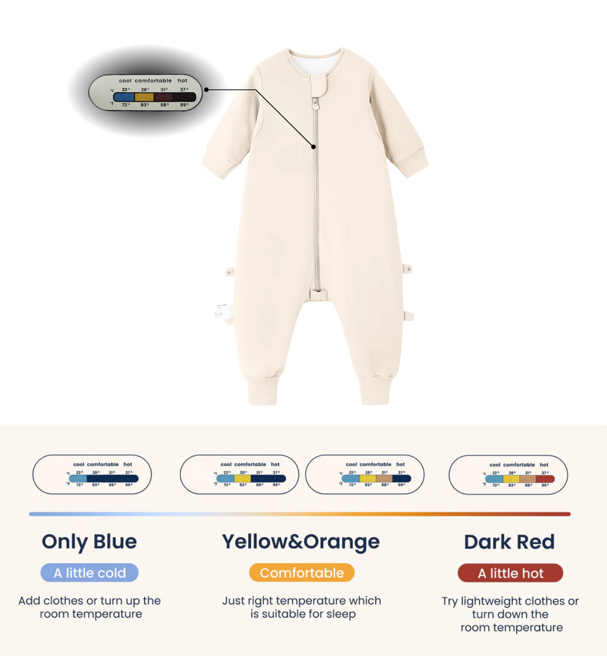 Organic Cotton Sleep Suit